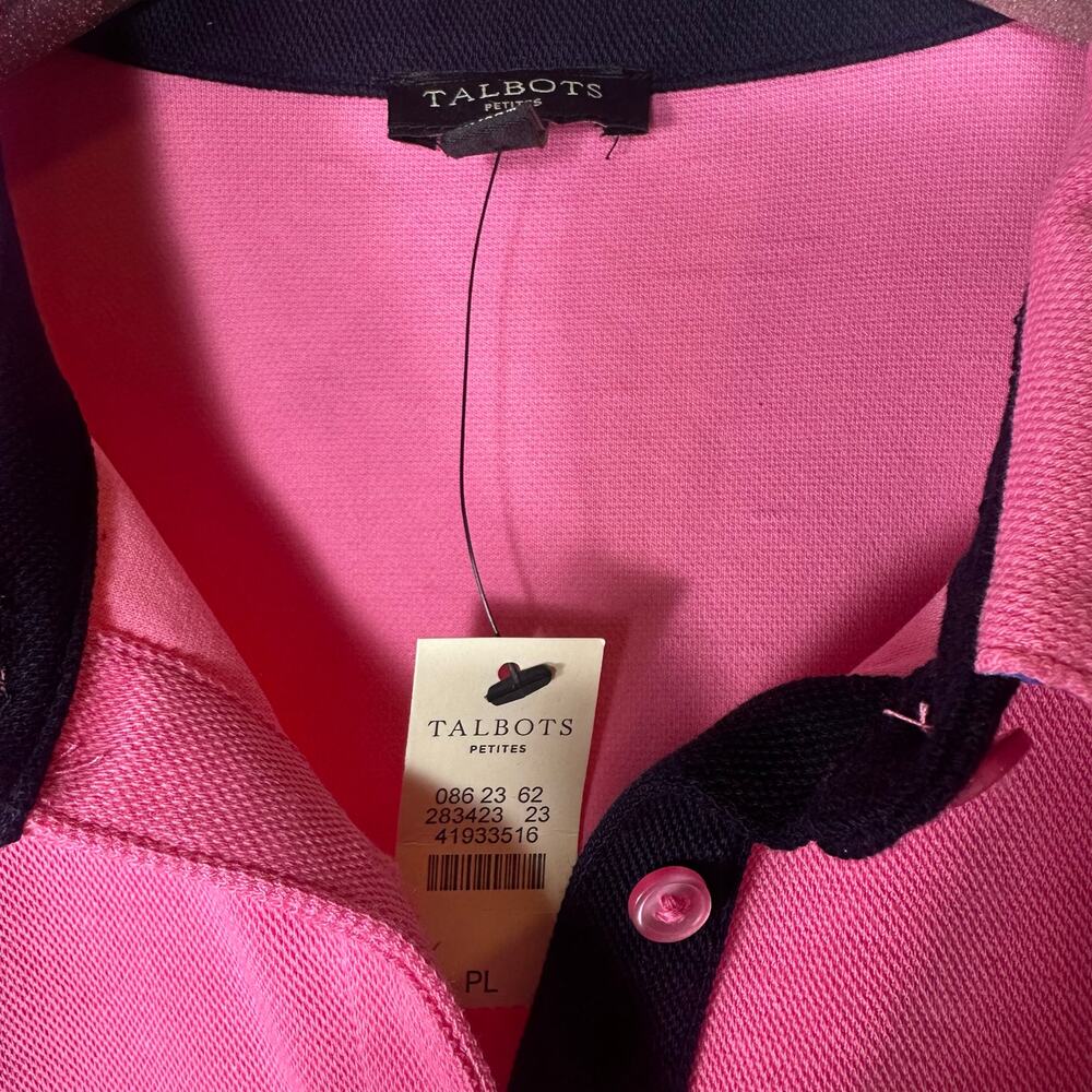 Talbots Pink Collared Sleeveless Dress NEW - Picture 5 of 7